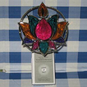 BBW White Barn Wallflowers Diwali Lotus Fragrance Nightlight Plug NEW